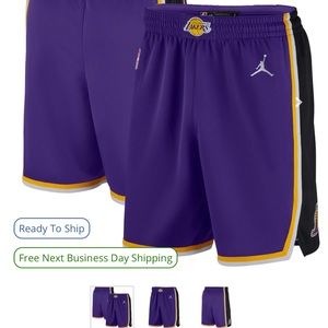 NBA AUTHENTICS JORDAN LAKER SHORTS MENS SIZE XL